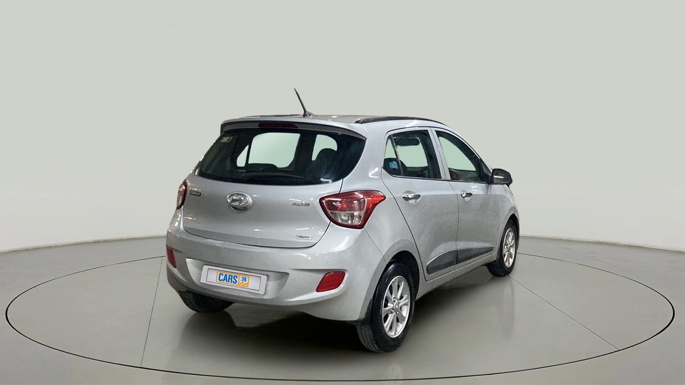 2014 Hyundai Grand i10 ASTA AT 1.2 KAPPA VTVT, Petrol, Automatic, 70,046 km, Right Back Diagonal