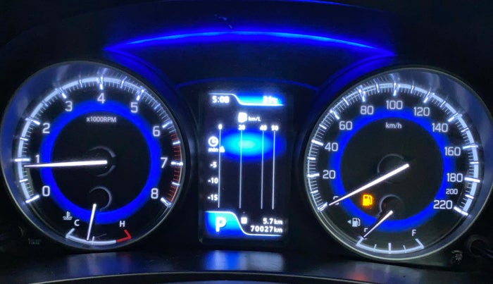 2018 Maruti Baleno ALPHA CVT PETROL 1.2, Petrol, Automatic, 70,027 km, Odometer Image