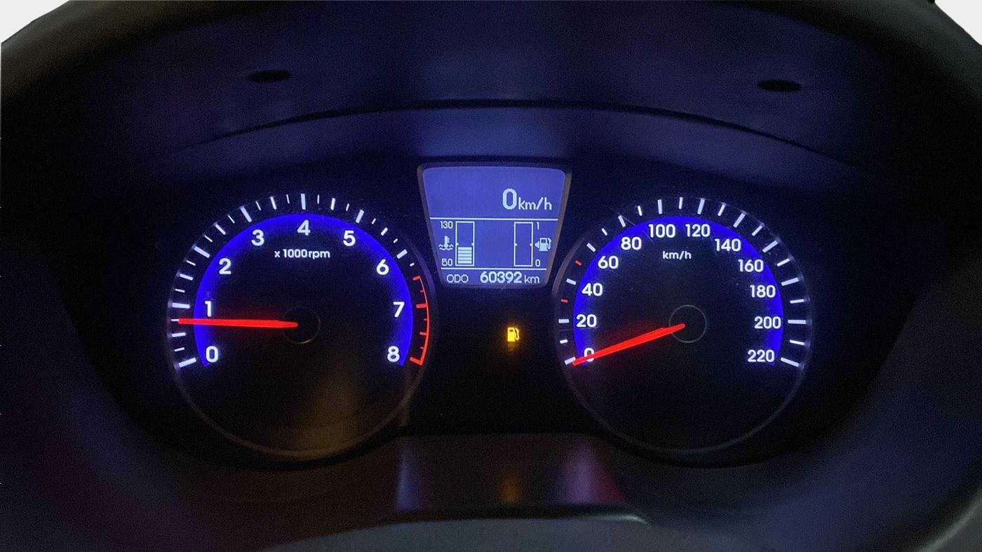2012 Hyundai i20 ASTA 1.2, Petrol, Manual, 60,380 km, Odometer Image