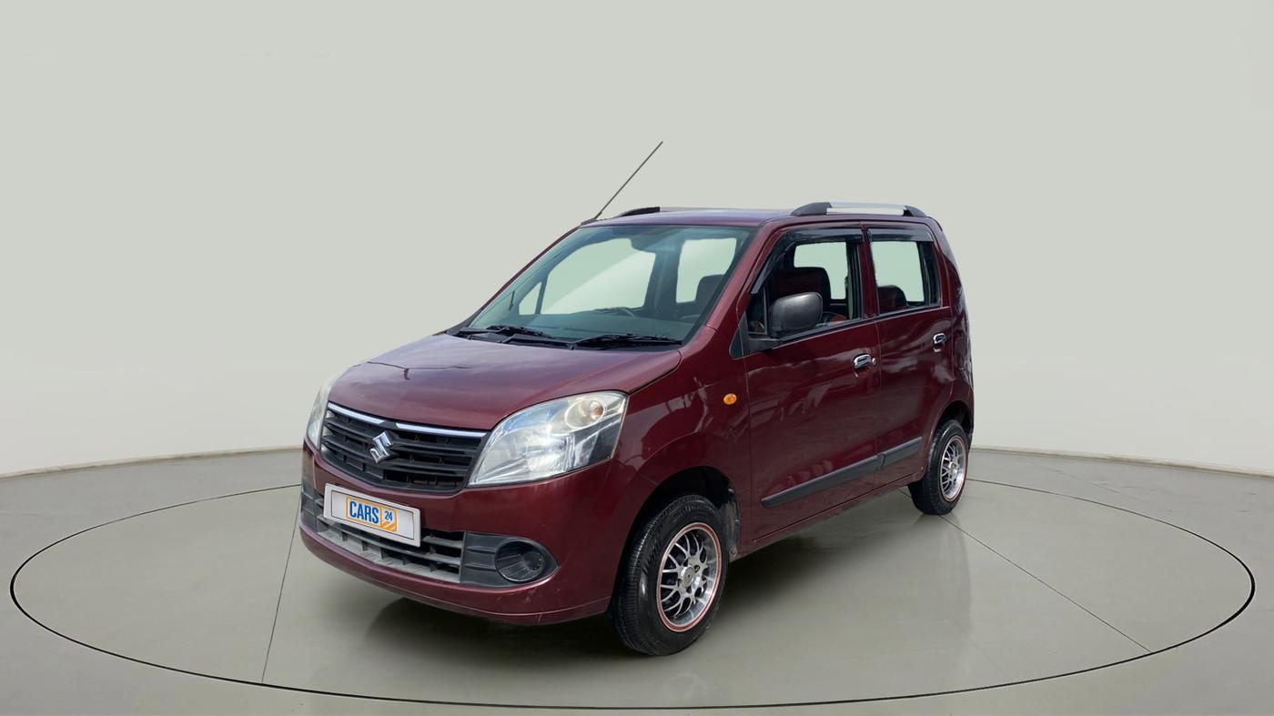 2012 Maruti Wagon R 1.0 LXI, Petrol, Manual, 35,498 km, Left Front Diagonal
