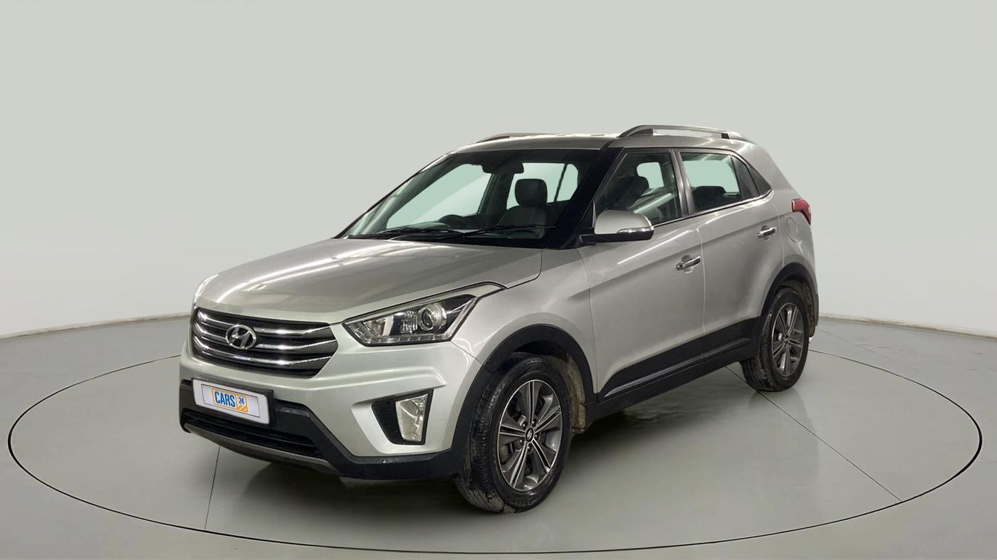 2016 Hyundai Creta SX PLUS AT 1.6 PETROL, Petrol, Automatic, 52,791 km, Left Front Diagonal