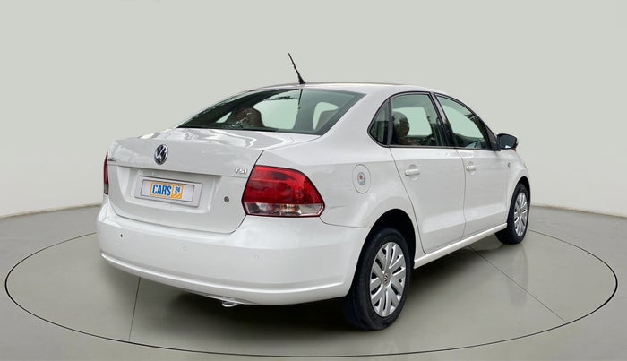 2014 Volkswagen Vento COMFORTLINE TSI AT PETROL, Petrol, Automatic, 1,27,489 km, Right Back Diagonal