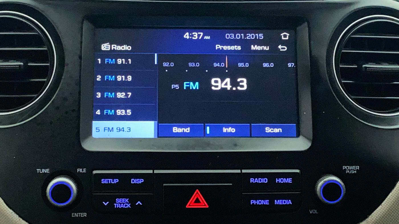 2019 Hyundai Grand i10 SPORTZ 1.2 KAPPA VTVT, Petrol, Manual, 74,426 km, Infotainment System