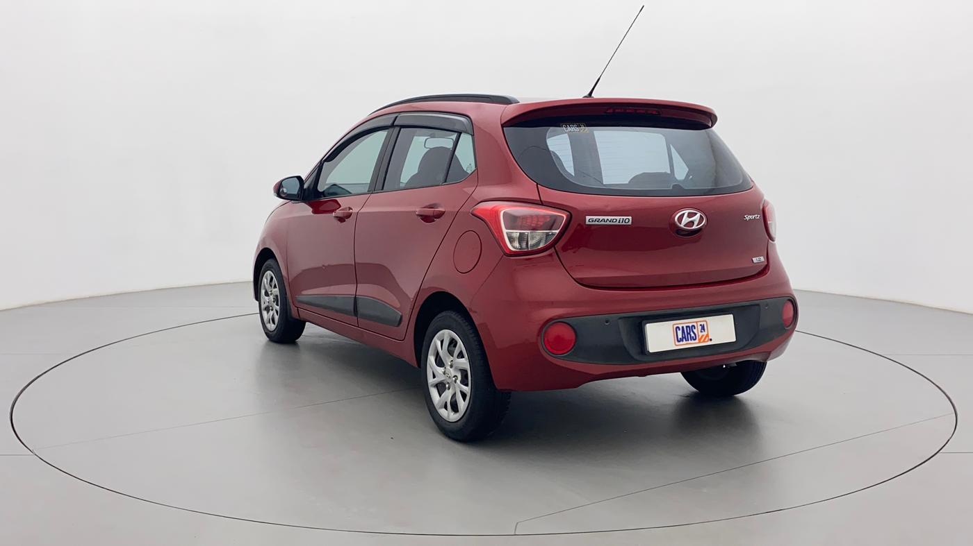 2019 Hyundai Grand i10 SPORTZ 1.2 KAPPA VTVT, Petrol, Manual, 74,426 km, Left Back Diagonal