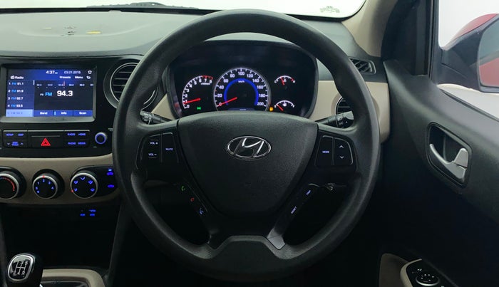 2019 Hyundai Grand i10 SPORTZ 1.2 KAPPA VTVT, Petrol, Manual, 74,426 km, Steering Wheel Close Up
