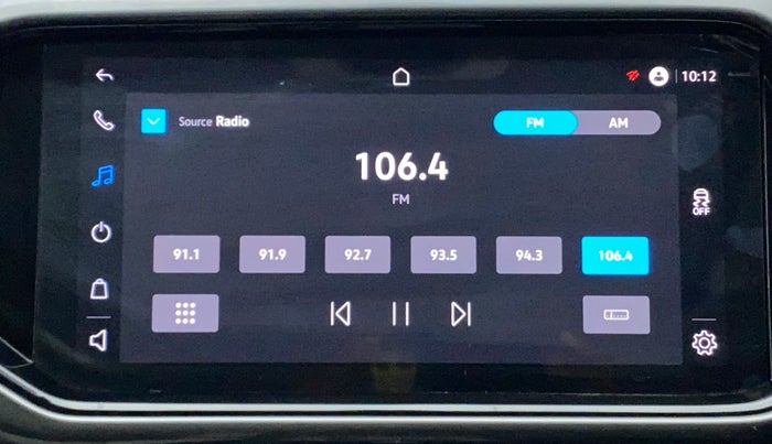 2022 Volkswagen TAIGUN TOPLINE 1.0 TSI AT, Petrol, Automatic, 5,909 km, Infotainment System