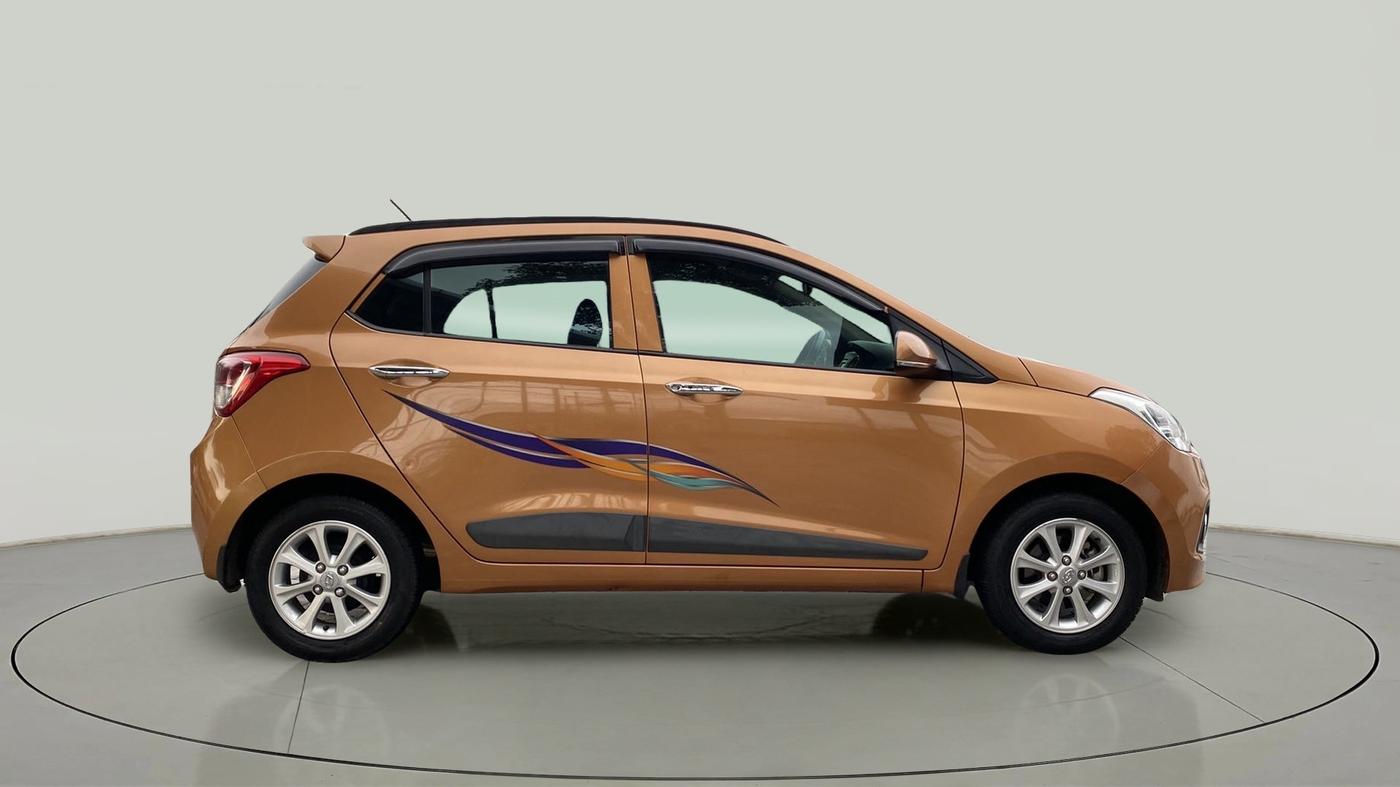 2014 Hyundai Grand i10 ASTA AT 1.2 KAPPA VTVT, Petrol, Automatic, 40,544 km, Right Side View