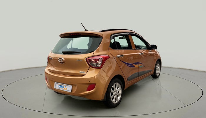 2014 Hyundai Grand i10 ASTA AT 1.2 KAPPA VTVT, Petrol, Automatic, 40,544 km, Right Back Diagonal