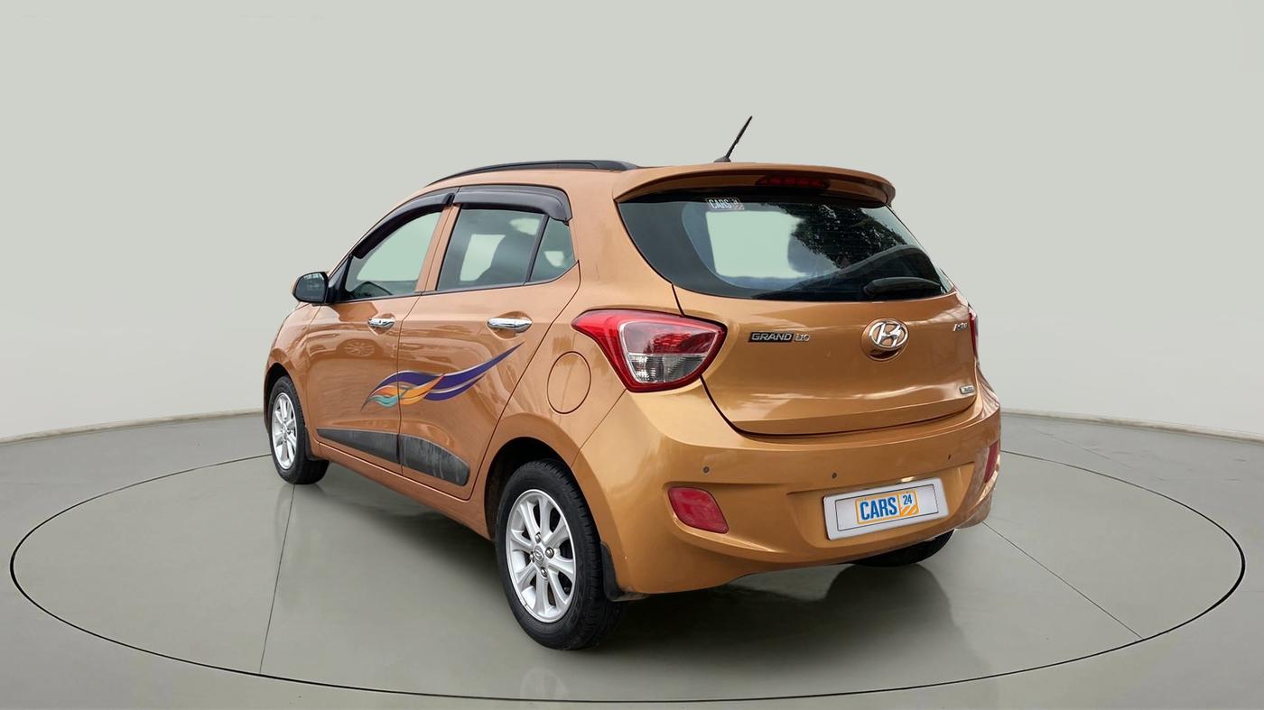 2014 Hyundai Grand i10 ASTA AT 1.2 KAPPA VTVT, Petrol, Automatic, 40,544 km, Left Back Diagonal
