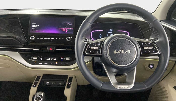 2022 KIA CARENS LUXURY 1.4 PETROL 7 STR, Petrol, Manual, 11,834 km, Steering Wheel Close Up