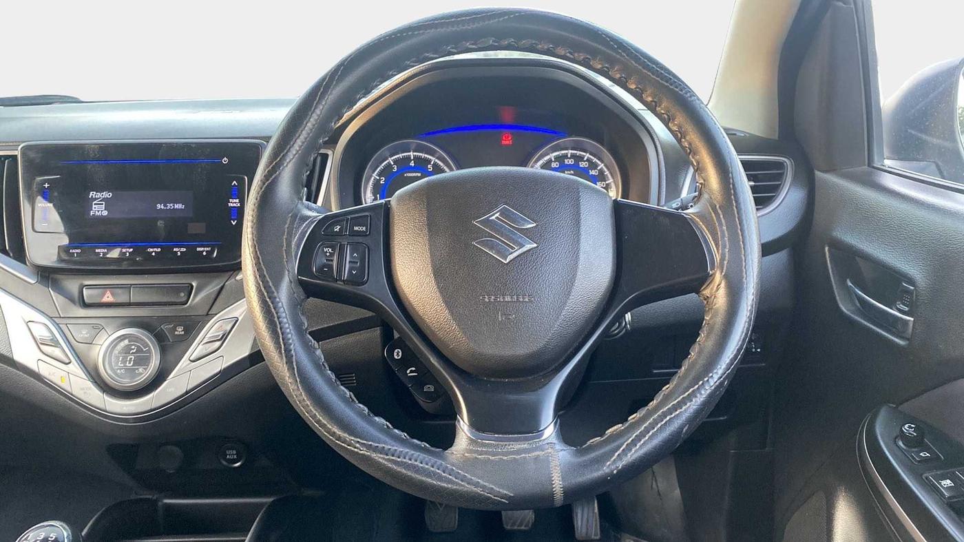 2019 Maruti Baleno DELTA PETROL 1.2, Petrol, Manual, 19,238 km, Steering Wheel Close Up