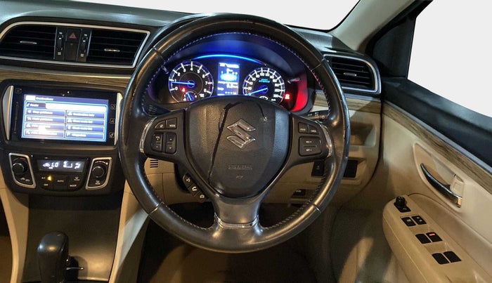 2020 Maruti Ciaz ALPHA  AT 1.5 SHVS PETROL, Petrol, Automatic, 28,132 km, Steering Wheel Close Up