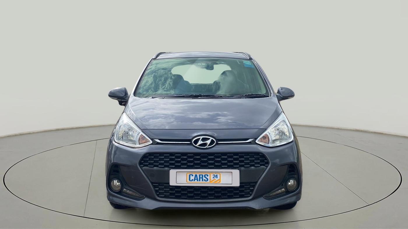 2019 Hyundai Grand i10 SPORTZ AT 1.2 KAPPA VTVT, Petrol, Automatic, 24,579 km, Front