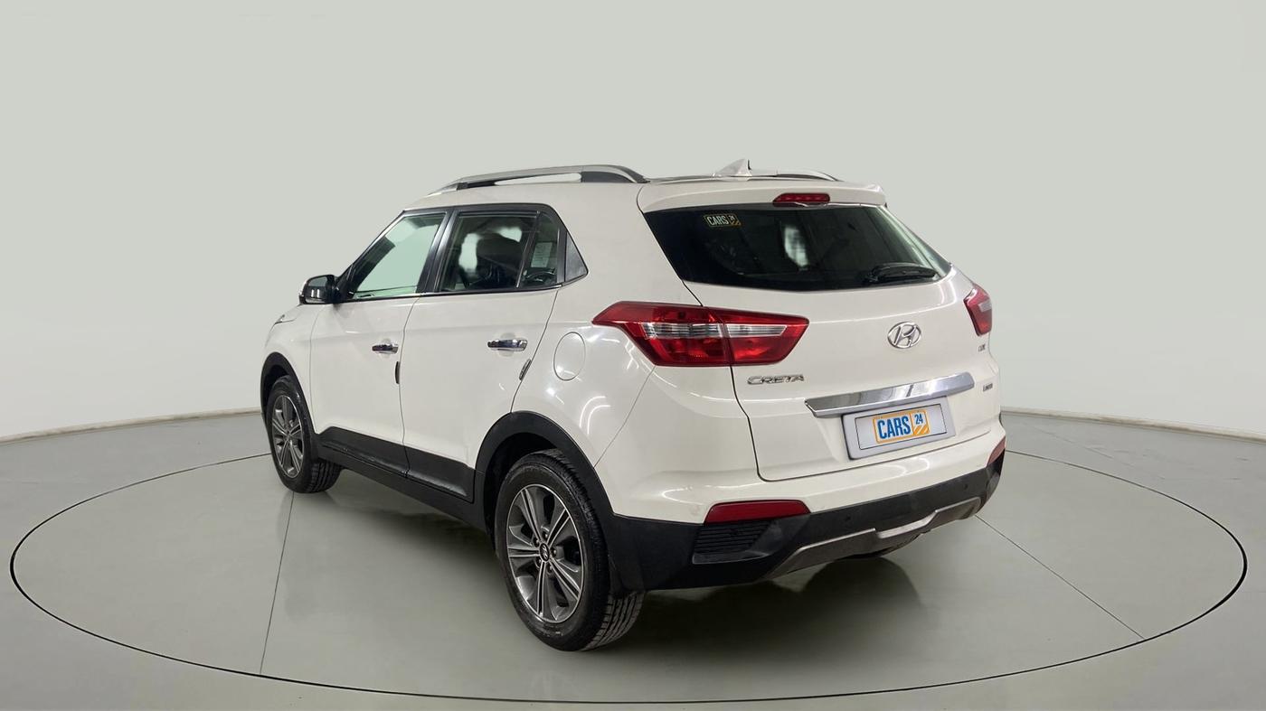 2017 Hyundai Creta SX PLUS AT 1.6 PETROL, Petrol, Automatic, 16,820 km, Left Back Diagonal