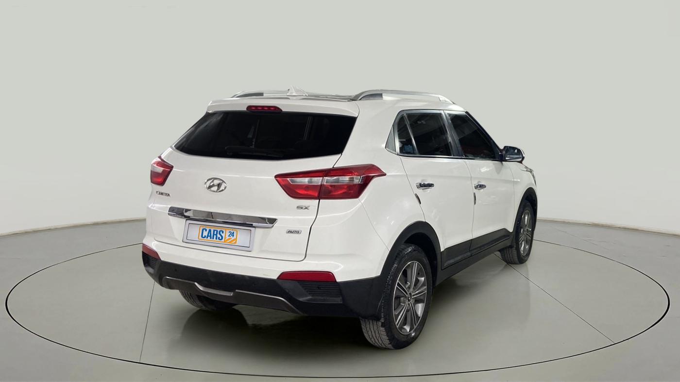 2017 Hyundai Creta SX PLUS AT 1.6 PETROL, Petrol, Automatic, 16,820 km, Right Back Diagonal