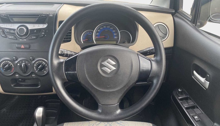 2017 Maruti Wagon R 1.0 VXI AMT, Petrol, Automatic, 42,179 km, Steering Wheel Close Up