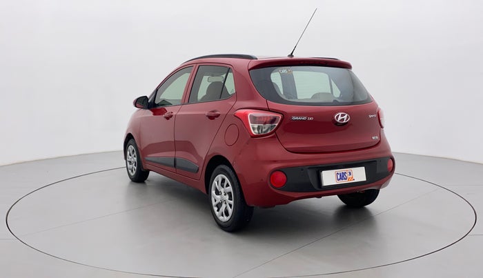 2017 Hyundai Grand i10 SPORTZ (O) 1.2 KAPPA VTVT, Petrol, Manual, 90,255 km, Left Back Diagonal