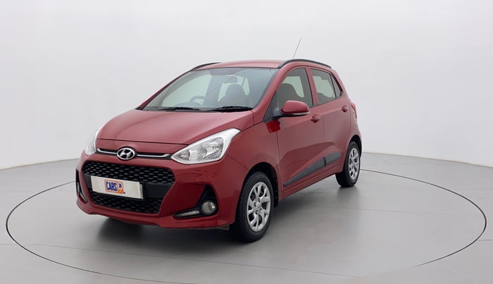 2017 Hyundai Grand i10 SPORTZ (O) 1.2 KAPPA VTVT, Petrol, Manual, 90,255 km, Left Front Diagonal