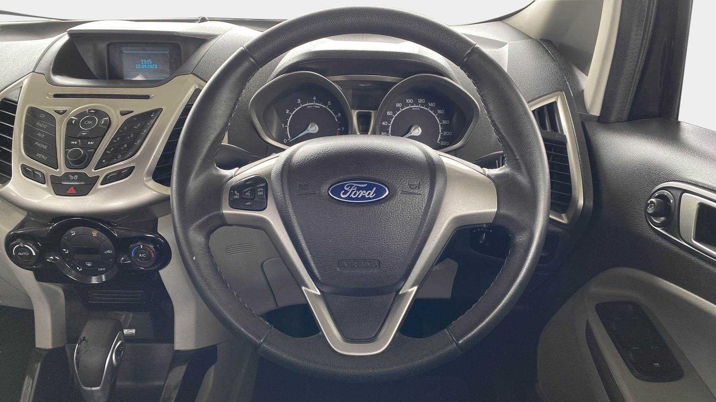 2015 Ford Ecosport TITANIUM 1.5L PETROL AT, Petrol, Automatic, 30,334 km, Steering Wheel Close Up