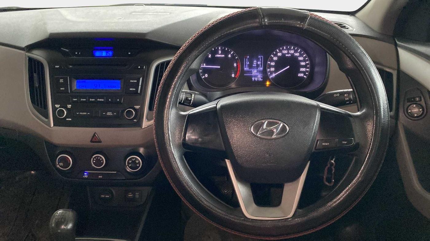 2017 Hyundai Creta E PLUS 1.4 DIESEL, Diesel, Manual, 97,318 km, Steering Wheel Close Up