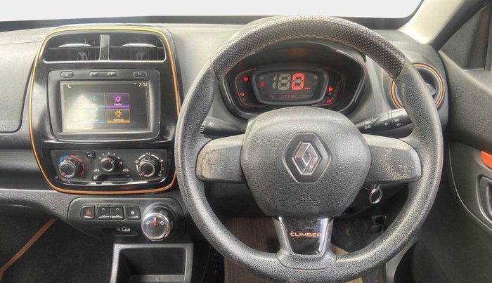 2019 Renault Kwid CLIMBER 1.0 AMT, Petrol, Automatic, 19,792 km, Steering Wheel Close Up