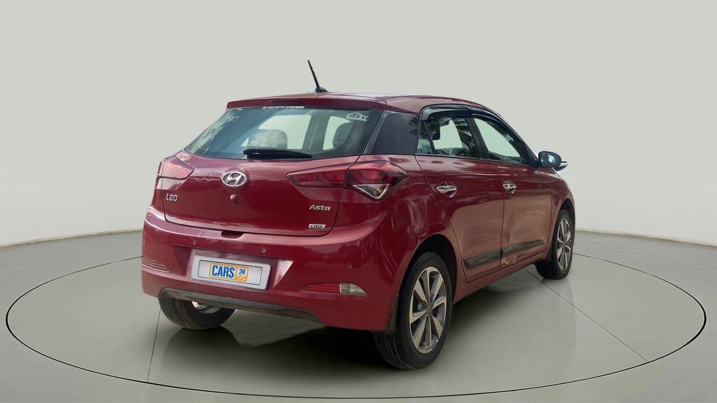 2016 Hyundai Elite i20 ASTA 1.4 CRDI (O), Diesel, Manual, 32,148 km, Right Back Diagonal