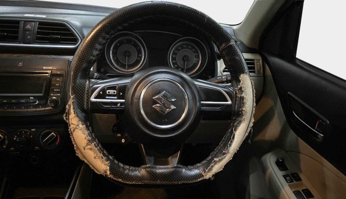 2018 Maruti Dzire VXI AMT, Petrol, Automatic, 88,193 km, Steering Wheel Close Up