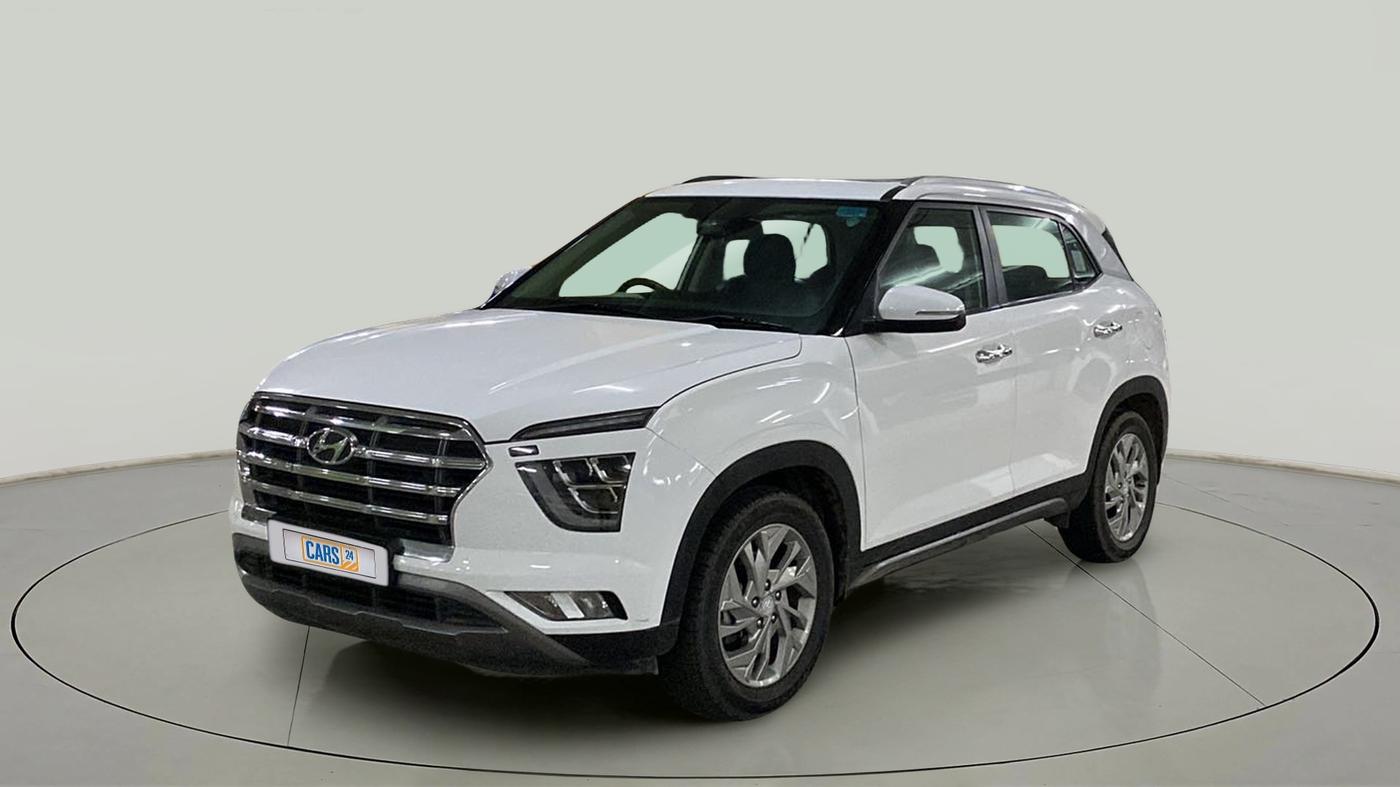 2020 Hyundai Creta SX IVT 1.5 PETROL, Petrol, Automatic, 43,940 km, Left Front Diagonal