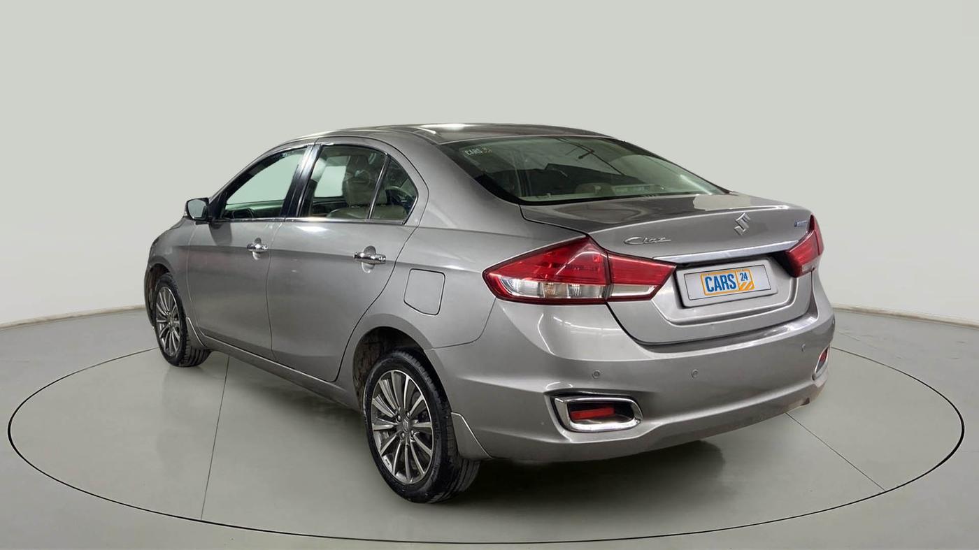 2019 Maruti Ciaz ALPHA  AT 1.5 SHVS PETROL, Petrol, Automatic, 52,791 km, Left Back Diagonal