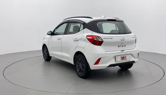 2019 Hyundai GRAND I10 NIOS SPORTZ AMT 1.2 KAPPA VTVT, Petrol, Automatic, 27,749 km, Left Back Diagonal