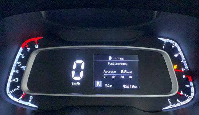 2020 KIA SONET HTX 1.0 IMT, Petrol, Manual, 49,218 km, Odometer Image