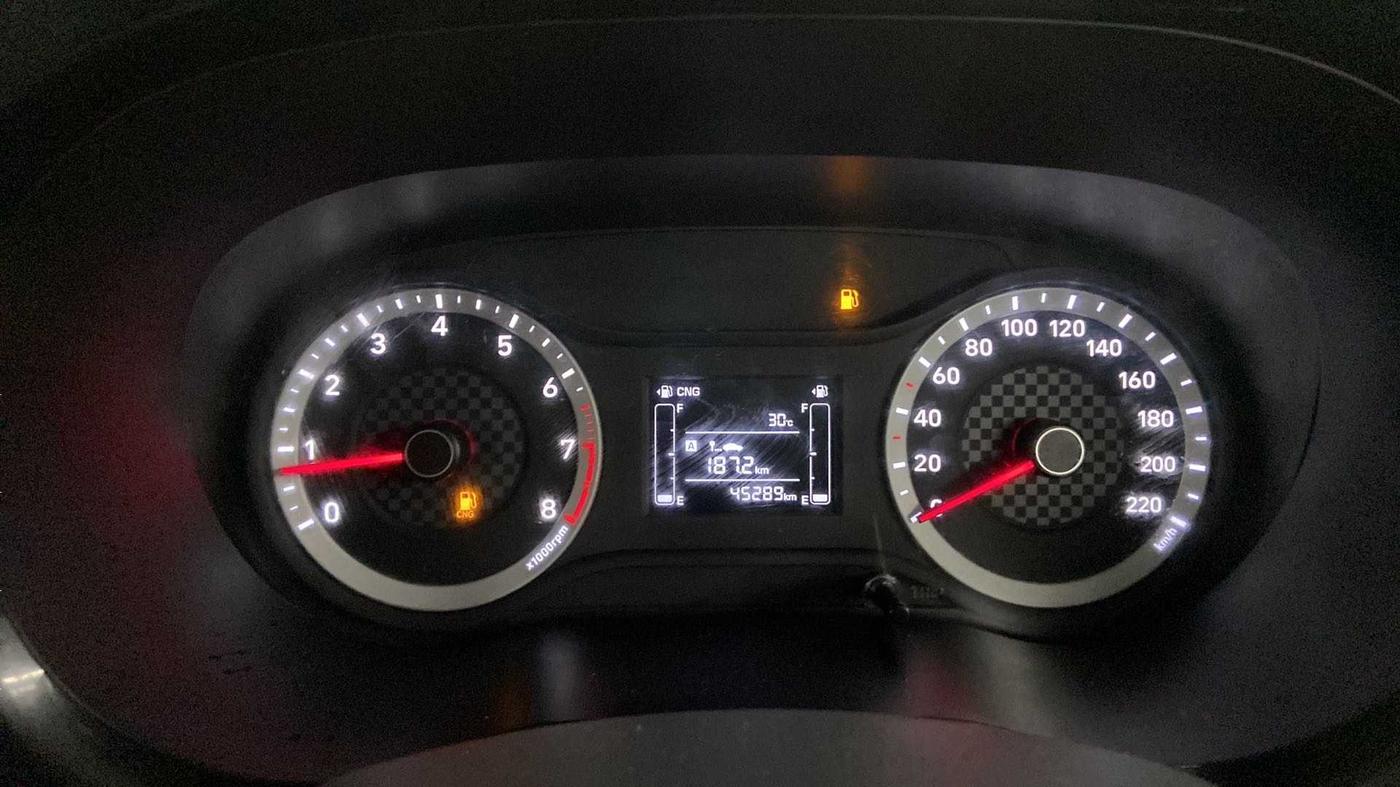 2021 Hyundai GRAND I10 NIOS SPORTZ 1.2 KAPPA VTVT CNG, CNG, Manual, 45,442 km, Odometer Image