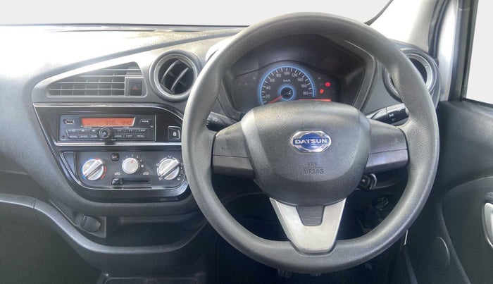 2018 Datsun Redi Go S 1.0 AMT, Petrol, Automatic, 38,396 km, Steering Wheel Close Up
