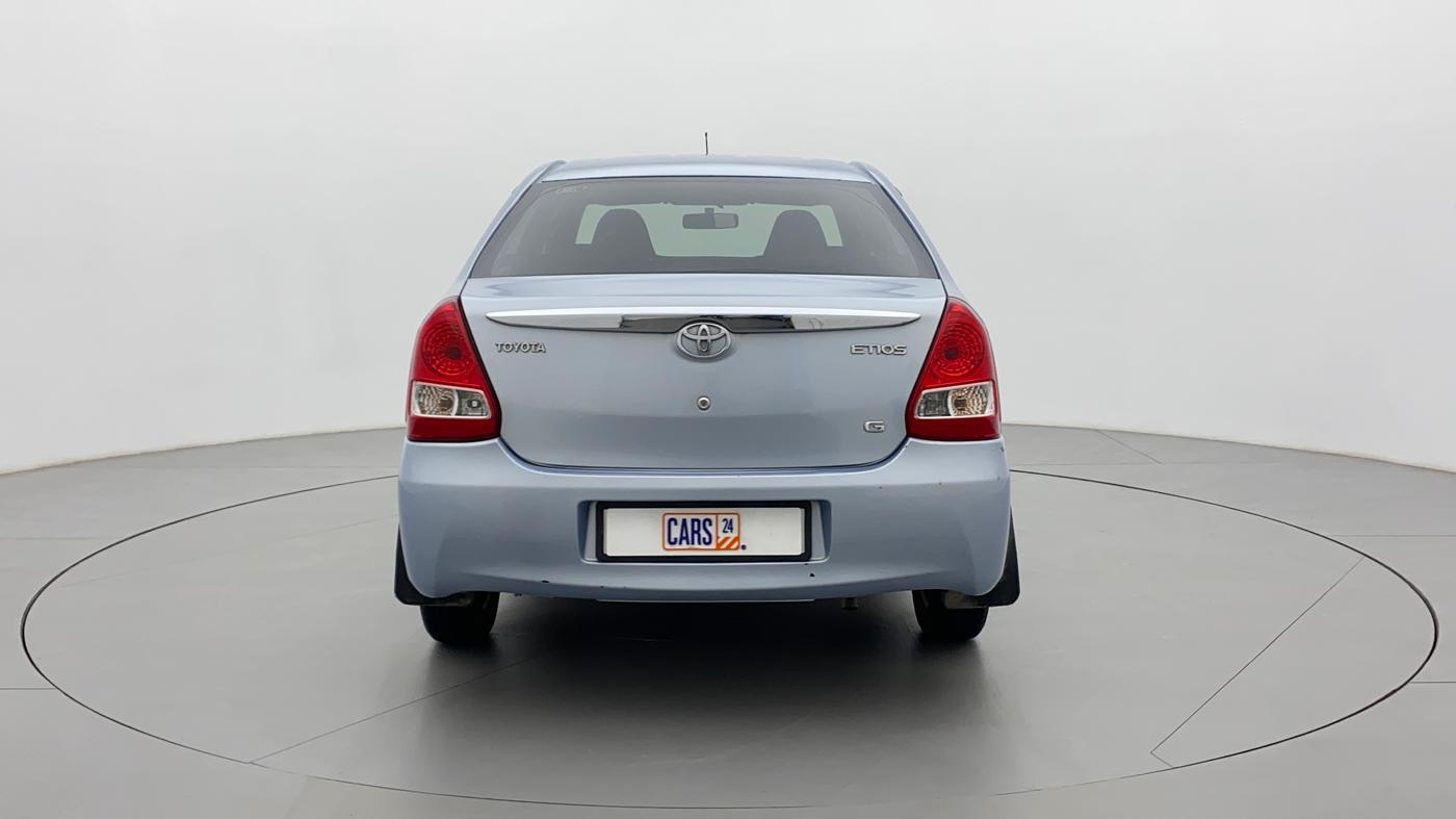 2012 Toyota Etios G, Petrol, Manual, 1,02,392 km, Back/Rear