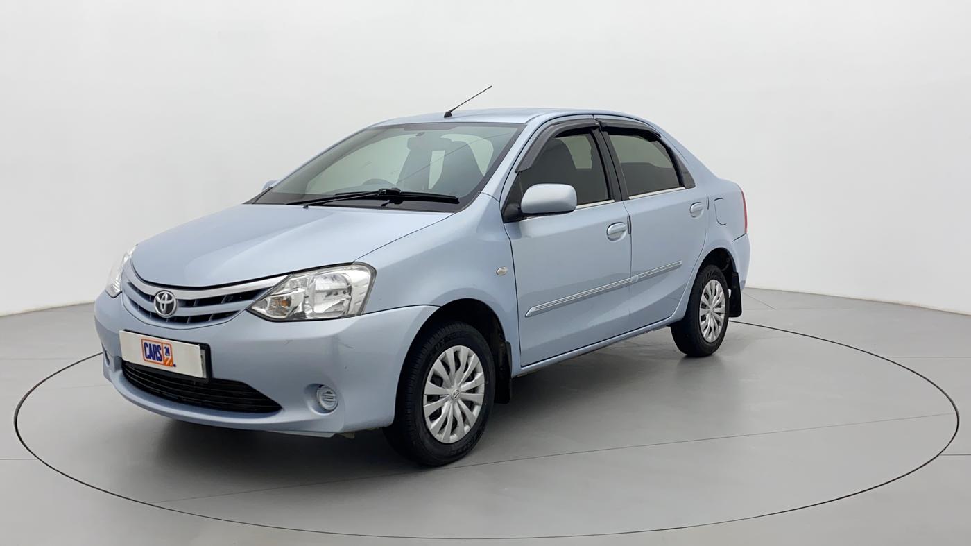 2012 Toyota Etios G, Petrol, Manual, 1,02,392 km, Left Front Diagonal