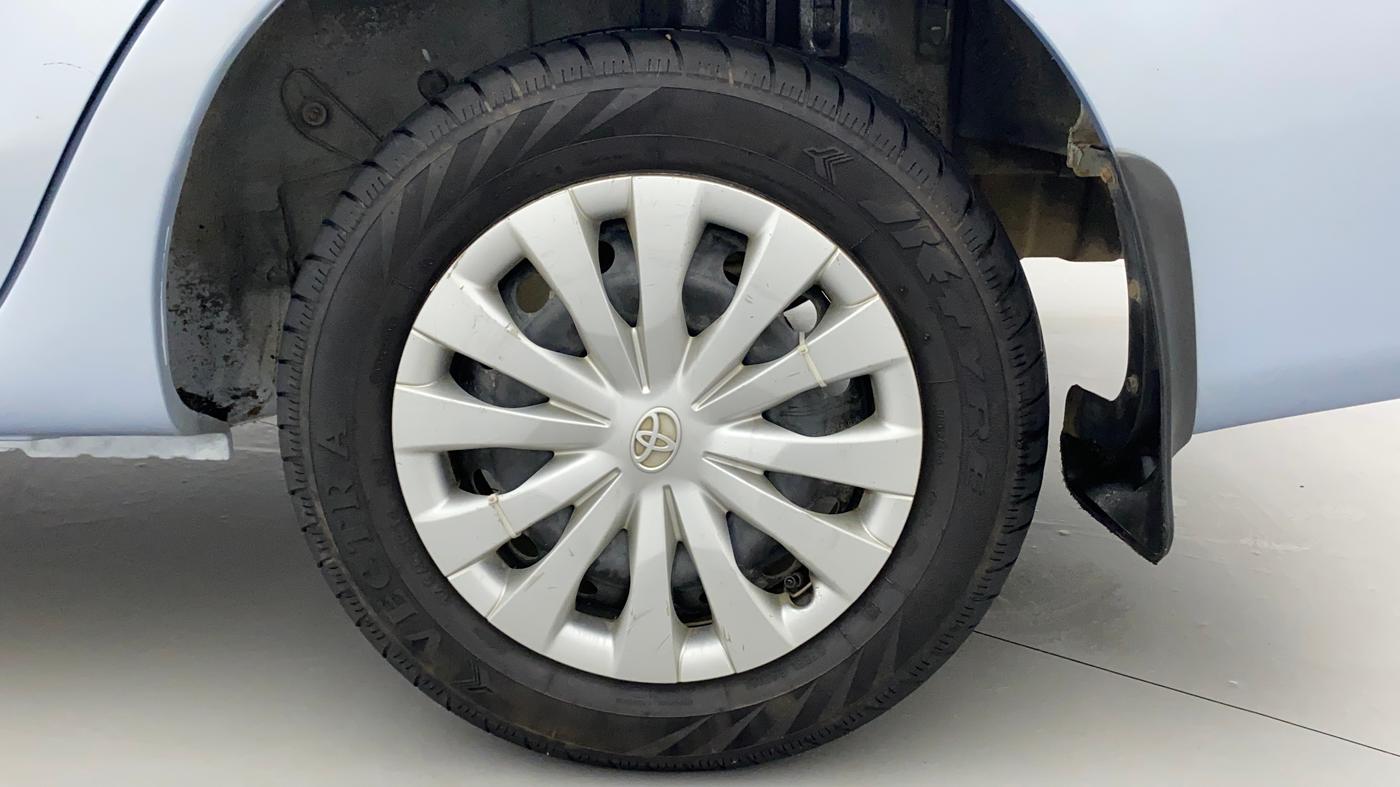 2012 Toyota Etios G, Petrol, Manual, 1,02,392 km, Left Rear Wheel
