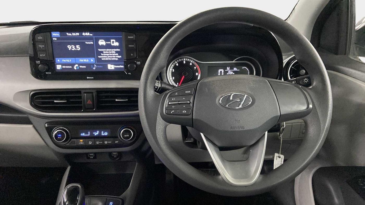 2020 Hyundai GRAND I10 NIOS SPORTZ AMT 1.2 KAPPA VTVT, Petrol, Automatic, 18,659 km, Steering Wheel Close Up