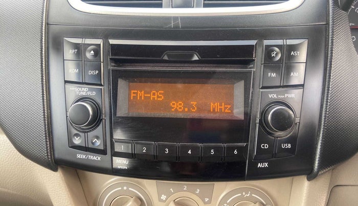 2016 Maruti Swift Dzire VXI, Petrol, Manual, 62,011 km, Infotainment system - Rear speakers missing / not working