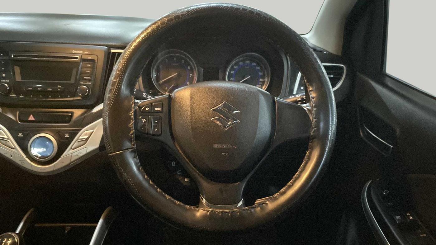 2018 Maruti Baleno DELTA PETROL 1.2, Petrol, Manual, 26,362 km, Steering Wheel Close Up