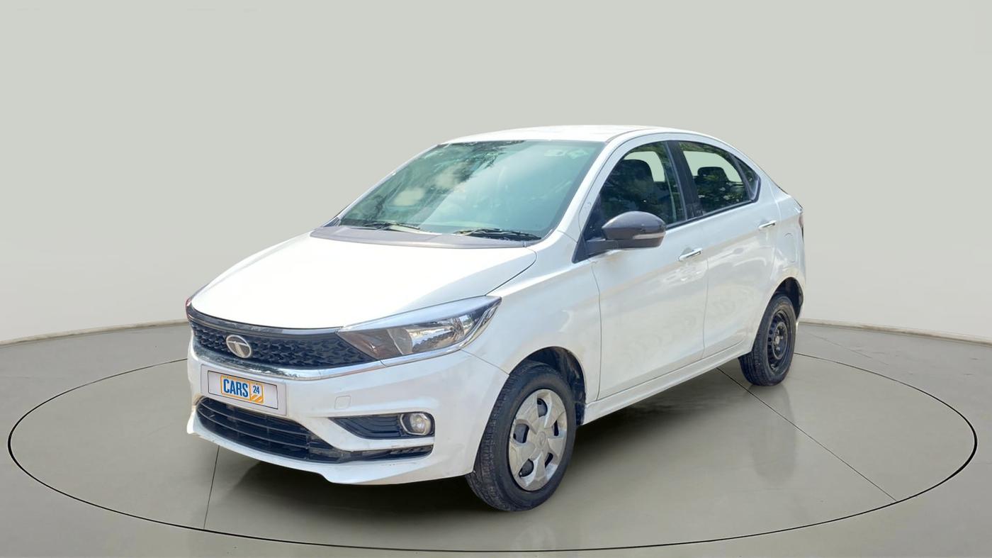 2022 Tata TIGOR XZ CNG, CNG, Manual, 33,296 km, Left Front Diagonal