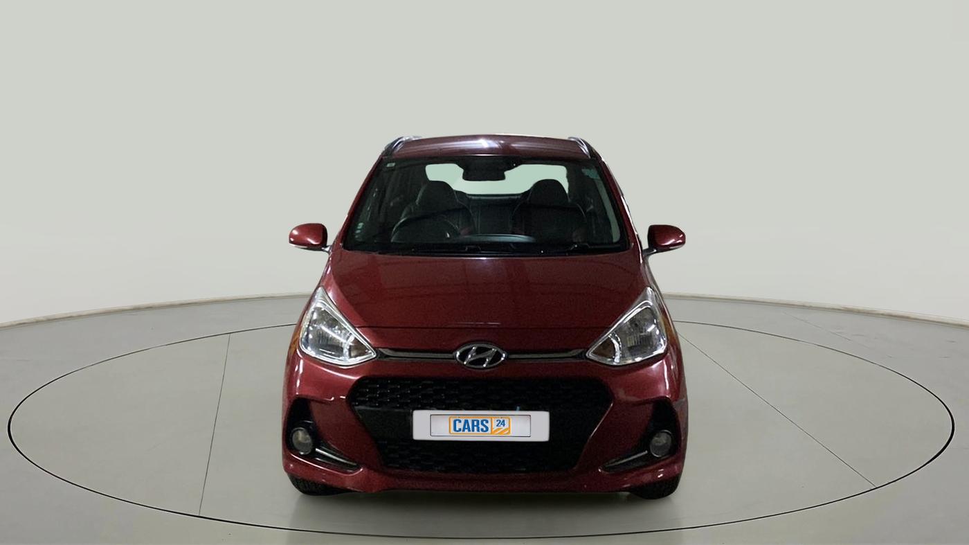2018 Hyundai Grand i10 SPORTZ (O) AT 1.2 KAPPA VTVT, Petrol, Automatic, 23,569 km, Front