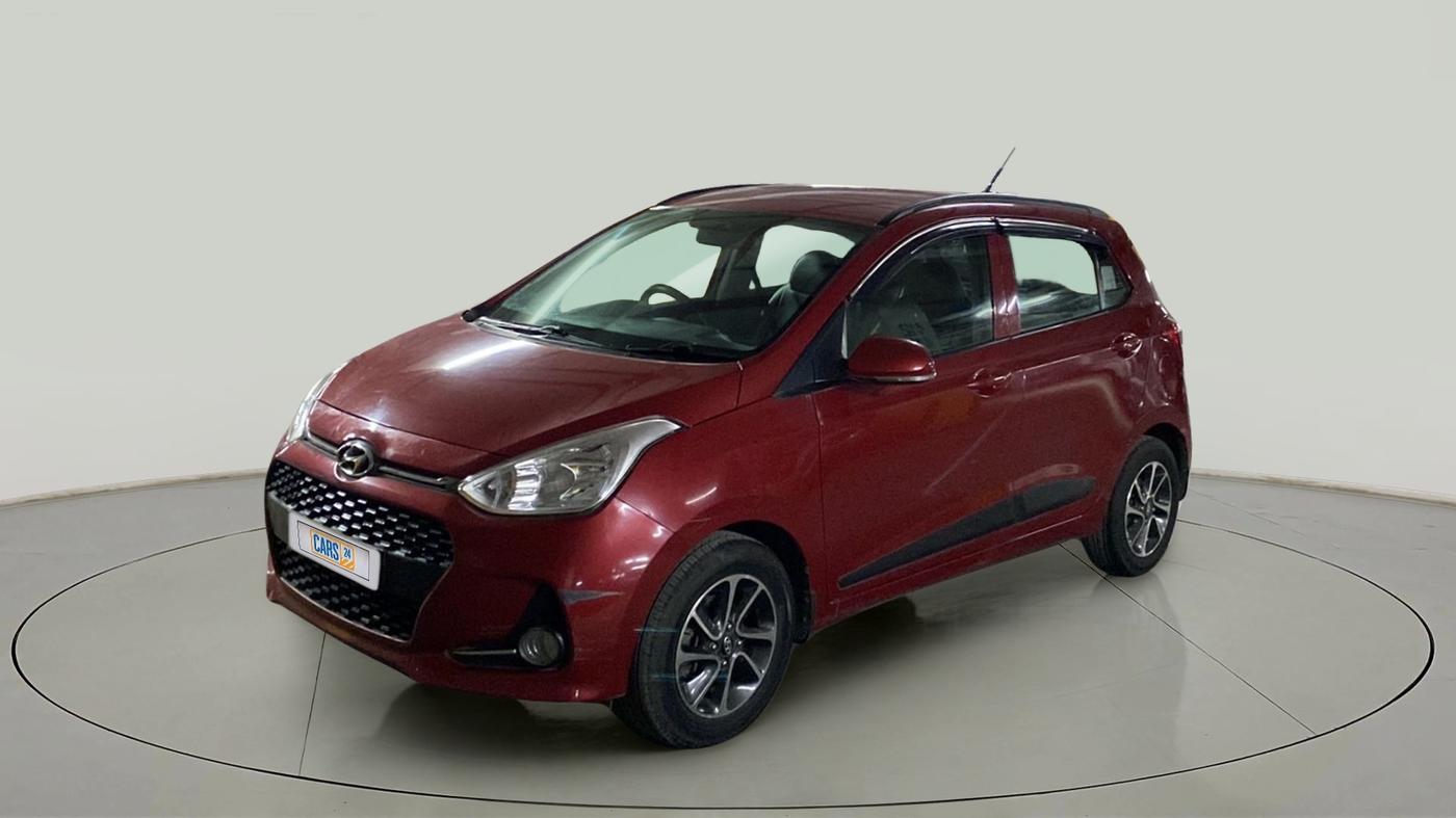 2018 Hyundai Grand i10 SPORTZ (O) AT 1.2 KAPPA VTVT, Petrol, Automatic, 23,569 km, Left Front Diagonal