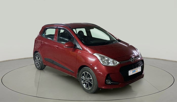 2018 Hyundai Grand i10 SPORTZ (O) AT 1.2 KAPPA VTVT, Petrol, Automatic, 23,569 km, Right Front Diagonal