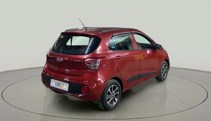 2018 Hyundai Grand i10 SPORTZ (O) AT 1.2 KAPPA VTVT, Petrol, Automatic, 23,569 km, Right Back Diagonal