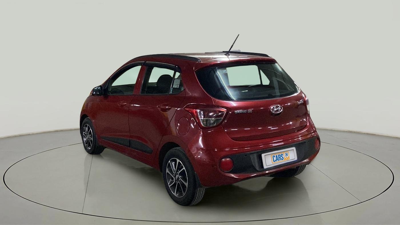 2018 Hyundai Grand i10 SPORTZ (O) AT 1.2 KAPPA VTVT, Petrol, Automatic, 23,569 km, Left Back Diagonal