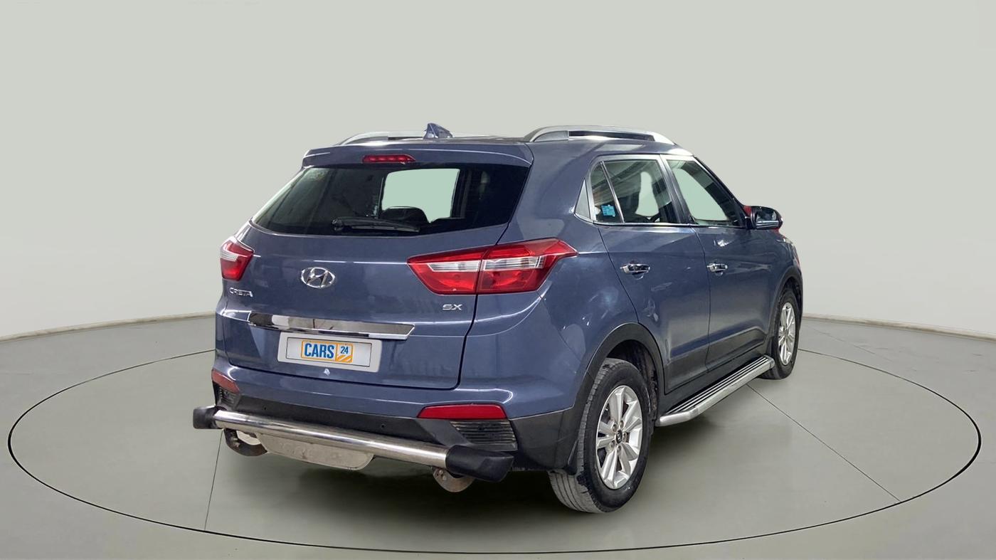 2016 Hyundai Creta SX PLUS 1.6 PETROL, Petrol, Manual, 43,342 km, Right Back Diagonal