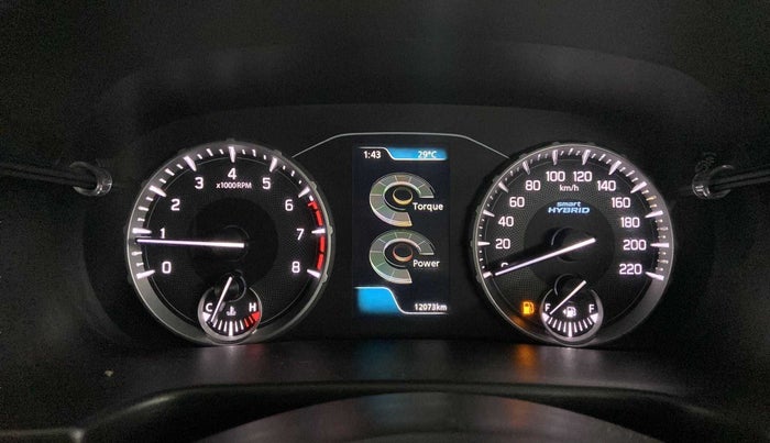 2023 Maruti BREZZA ZXI SMART HYBRID , Petrol, Manual, 12,072 km, Odometer Image