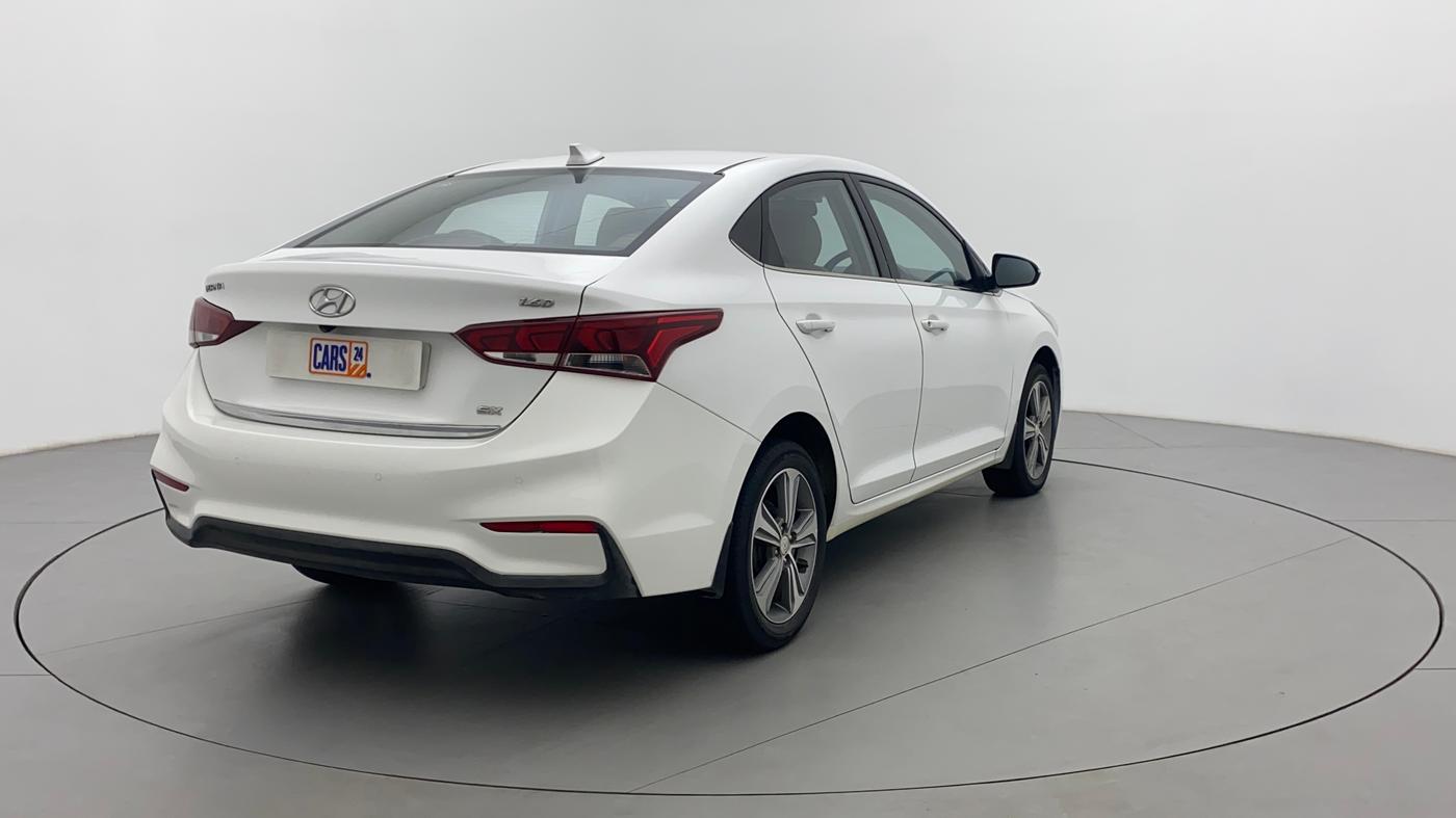2018 Hyundai Verna 1.6 CRDI SX + AT, Diesel, Automatic, 62,553 km, Right Back Diagonal