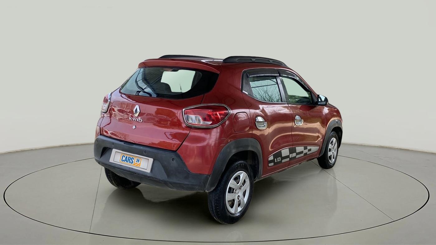 2018 Renault Kwid RXT 1.0 (O), Petrol, Manual, 51,931 km, Right Back Diagonal