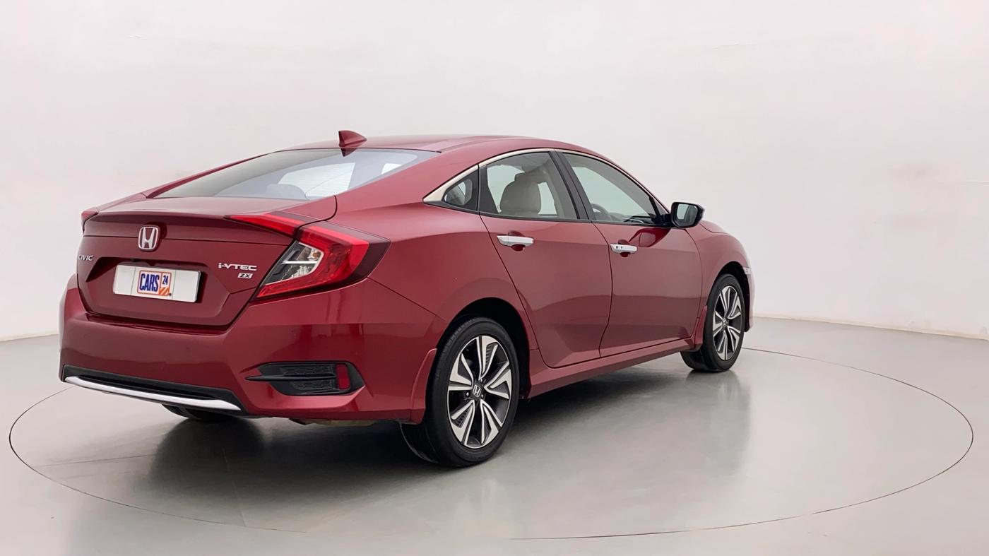 2019 Honda Civic 1.8L I-VTEC ZX CVT, Petrol, Automatic, 45,754 km, Right Back Diagonal